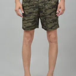 Cantabil Olive Green Cotton Regular Fit Printed Boxers-image-45