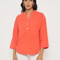 Madame Coral Cotton Regular Fit Top-image-71