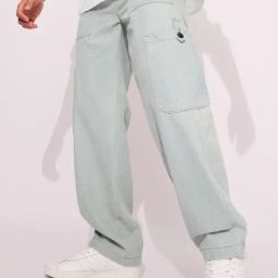 The Souled Store Blue Cotton Straight Fit Cotton Jeans-image-74