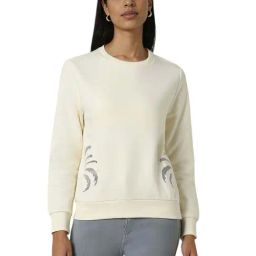 Van Heusen Beige Plain Sweatshirts-image-78
