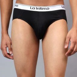 La Intimo Black Comfort Fit Briefs-picture-27