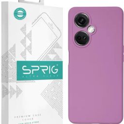 Sprig Liquid Silicone Back Cover for Oneplus Nord CE 3 5G (Purple)-99
