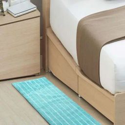 Saral Home Aqua Microfibre Small Antiskid & Washable Power Runner-38