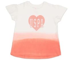 U.S. Polo Assn. Kids Orange & White Printed T-Shirt-image-49