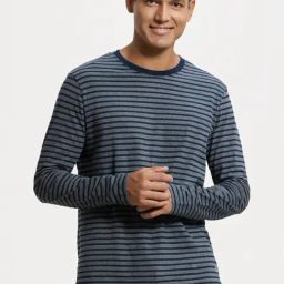 Jockey AM01 Grey Super Combed Cotton Rich Full Sleeves T-Shirt-image-93