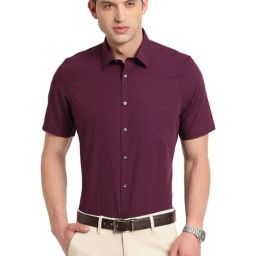 Turtle Purple Cotton Regular Fit Shirt-image-94