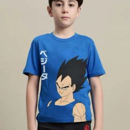 Kidsville Boys Blue Cotton Printed T-Shirt-image-25