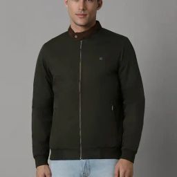 Louis Philippe Green Regular Fit Jacket-picture-19