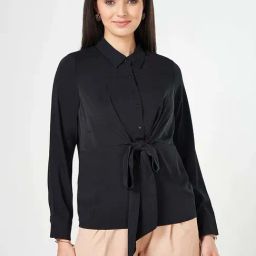 Annabelle by Pantaloons Black Plain Top-image-22