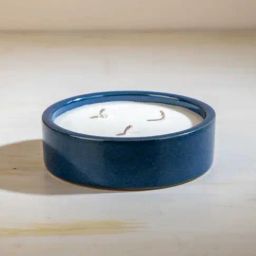 Freedom Tree Blue Natural Soy Wax 3 Wick Candle-17