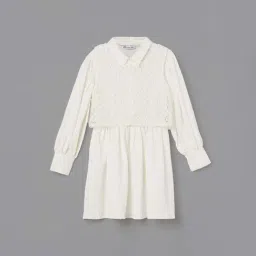 Fame Forever by Lifestyle White Regular Fit Dress-image-79