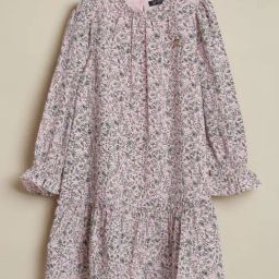 Allen Solly Girls Pink Polyester Regular Fit Printed Dress-picture-15