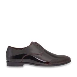 Walkway Men's Wine Derby Shoes-image-52