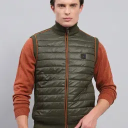 Monte Carlo Green Regular Fit Quilted Quilted Jacket-picture-27