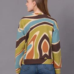 Red Tape Multicolor Regular Fit Printed Sweatshirt image 2