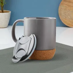JCPL Grey & Brown Ceramic Milk & Coffee Mug (0.44L) - Set of 1-image-18
