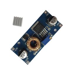 XL4015 5A DC-DC Step Down Adjustable Power Supply Buck Module LED with Heatsink (Horizontal inductor) image 1
