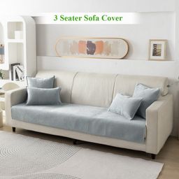 HOKIPO Grey 3 Seater Sofa Cover-image-89