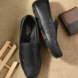 Clog London Men's Black Casual Loafers-image-60