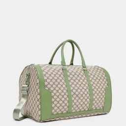 Styli Green & Grey Printed Duffle Bag-43