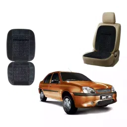 Auto Pearl Polyester, Cotton Vehicle Seating Pad For Ford Ikon Grey-45