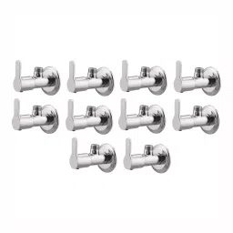 Generic Flora Angle Valve Stainless Steel Chrome Finish Silver, FG1277 (Pack of 10)-23