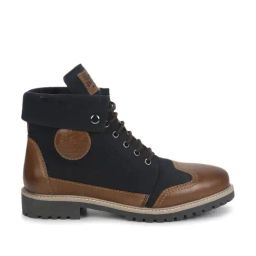 Royal Enfield Men's Kargil Navy Derby Boots-picture-0