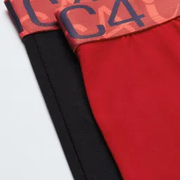 IC4 Men Pack of 2 Black & Red Trunk Combo 0B-R-224P2 image 3