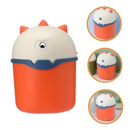 holibanna 2pcs Flip Trash Can Trash Bin for Car Desktop Trash Cans Household Trash Can Office Trash Cans Litter Holders Waste Container Garbage Bin Trash Containers image 4