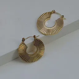 KRENOZ Circular Drop Earrings-18