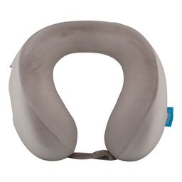 Anomeo  Ergonomic Memory Foam Travel Pillow - Comfortable Memory Foam Pillow with Soft Cover, Excellent Head, Spine and Neck Support - Light Grey Pillow-image-12