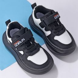 Oh! Pair Casual Shoes with Velcro Closure-  Black-image-85