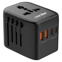 One Beat OB-201000-F Travel Adapter (Black)-25