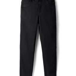 Pine Kids Denim Woven Ankle Length Washed Jeggings - Black-picture-23