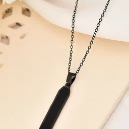 VOJ Men Men Geometrical Shaped Pendant with Chain-image-94