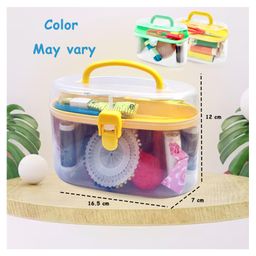 FunBlast Sui Dhaga Kit  Needle and Thread Box Random Color Big image 3