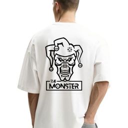 Fashnobic Men Graphic Printed Round Neck Cotton Oversized T-shirt-picture-41
