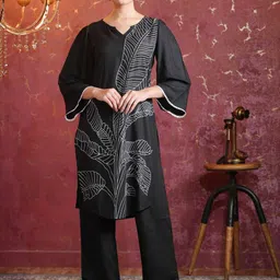 Anouk Women Black Kurta Sets-picture-17