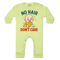 arvesa No Hair Dont Care Printed Baby Rompers-picture-9