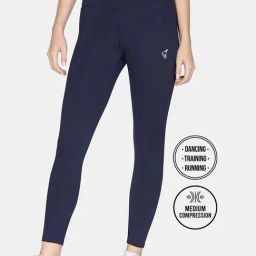 Zelocity By Zivame Navy Slim Fit Leggings-image-57