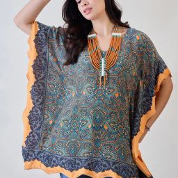 The Kaftan Company MultiRayon/Viscose Printed Top-picture-14