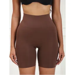 Underneat Brown Women High Waist All Day Seamless Shorts-picture-18