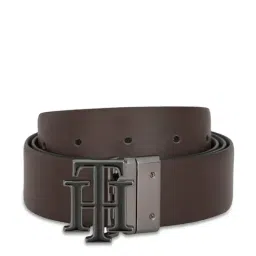 Tommy Hilfiger Melrose Black & Brown Melrose Leather Reversible Belt-image-81