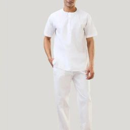 SleepZ by Raymond White Comfort Fit Nightwear Set-image-79