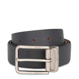 Tommy Hilfiger Millville Navy & Tan Millville Leather Reversible Belt-93