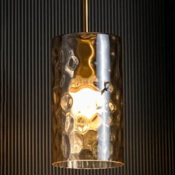 Whispering Homes Nordic Water Ripple Colored Glass Cylindrical Pendant Light-image-41