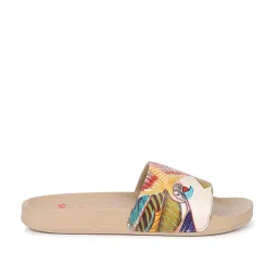 Yoho Women's Tropica Beige Slides image 2