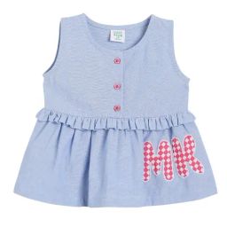 Miniklub Girls Purple Cotton Printed Top-image-88