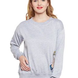 Belle Fille Grey Patchwork Sweatshirt-image-50