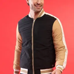 Campus Sutra Black Full Sleeves Bomber Jacket-picture-43